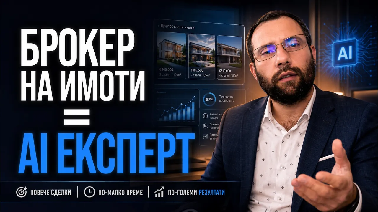 Тайното оръжие на съвременния брокер на недвижими имоти ( AI Курс за Брокери: Продавай Повече, Работи По-Малко )